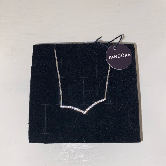 Silver Pandora necklace. Never worn tags still on - Picture 3 of 3